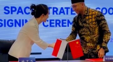 Gubernur Mirza Tandatangani Kerja Sama Pemanfaatan Satelit dengan Perusahaan Teknologi Luar Angkasa Tiongkok